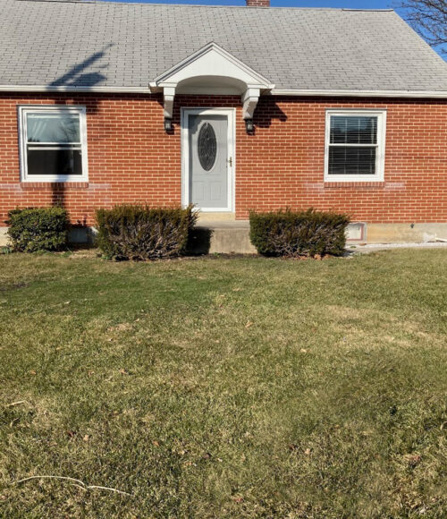 House before Lawn Specialties